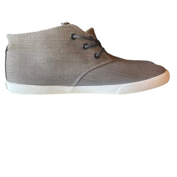 Ben Sherman Bristol Gray Canvas Mid-Top Chukka Sneakers Blokecore Mens Size, 11 main image 9